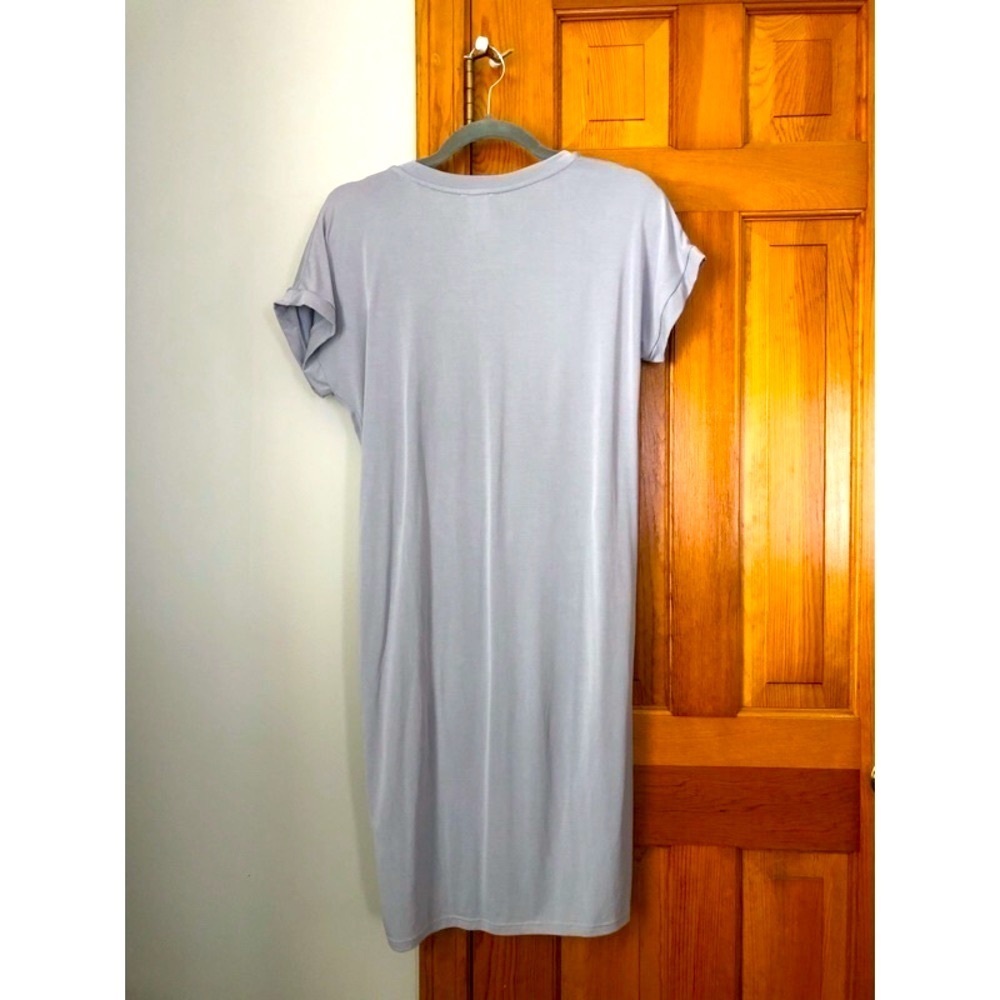 Gray t-shirt dress, 2, EUC - Picture 3 of 3